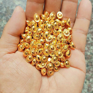 {sẵn hàng} Combo 50-100-200 Thỏi Vàng Mini , Chất Liệu Hợp Kim Trang Trí Phong Thủy