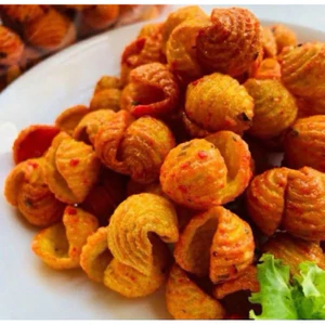snack bimbim ốc sò tẩm hành cay thơm ngon