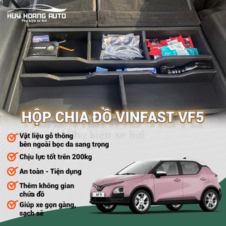 [Hàng Cao Cấp,Xịn] Hộp Đựng Đồ Cốp Sau Cho Xe Vinfast VF5 Hộp Lưu Trữ Đồ Đạc, Không Cấn Lốp Sơ Cua
