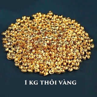 Sỉ 500g 1kg Thỏi Vàng Thần Tài Nguyên Khối Cỡ 1 Cm, Chiêu Tài Nạp Lộc, Giàu Sang, No Đủ