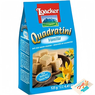 Bánh xốp Loacker Quadratini nhiều vị - Gói 125G