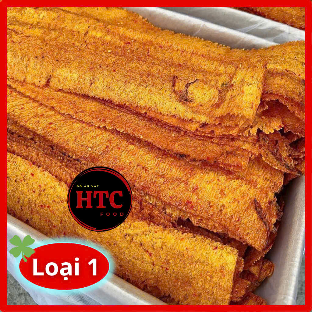 Khô mực cán tẩm gia vị loại 1, hải sản mực khô cán tẩm vị ăn liền, 250g/500g, đồ ăn vặt HTC Food