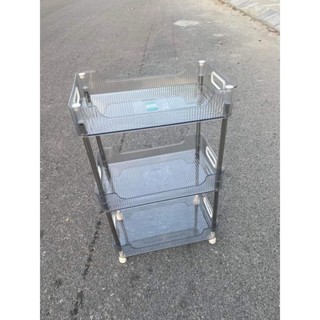 Kệ chữ nhật trong suốt Hokori khung inox 304 trang trí nhà cửa thêm xinh chính hãng Việt Nhật 5556