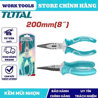 ĐỒ NGHỀ TOTAL Kềm mũi nhọn mỏ dài 8” THT120806P