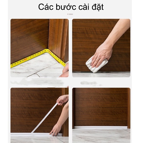 (Giao Hàng Địa Phương Ở Việt Nam)Thanh Dán Chân Cửa,Ron Chặn Khe Cửa Cách Âm,Miếng Chặn Cửa Chống Côn Trùng,