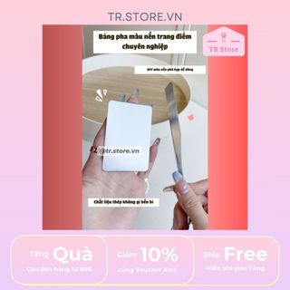 Vỉ và que kim loại pha kem nền trang điểm Gecomo cao cấp không gỉ