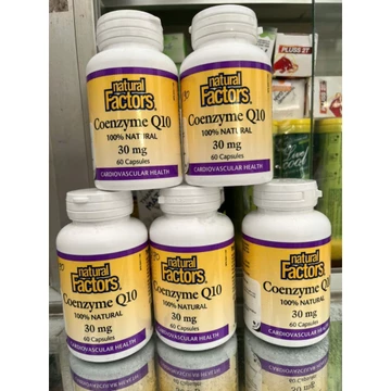 Viên uống Natural Factors Coenzyme Q10 Traphaco phòng ngừa các bệnh tim mạch (60 viên)