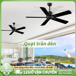 【COD】Quạt trần Gogeous Thép không gỉ trang trí phòng khách quạt trần dc No đèn