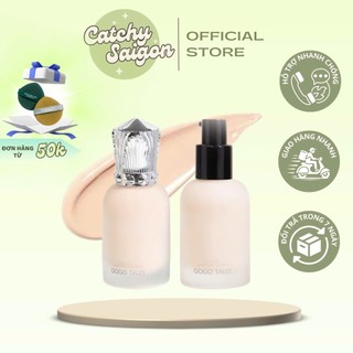 [GOGO TALES] Kem Nền Gogo Tales Vỏ Bạc Mỏng Nhẹ, Nude Long-Wear Liquid Foundation, 30g (GT793)