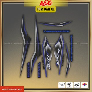 Decal tem zin xe Vario 160i (đời 2023-2026) thiết kế bắt mắt trang trí nổi bật với decal 3 lớp