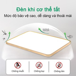 Đèn ốp trần Độ dày cực thấp 5cm 3 màu đèn led trần nhà Có điều khiển từ xa 【Bảo hành 3 năm】