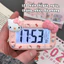 Đồng Hồ Báo Thức Điện Tử Hello Kitty Để Bàn, Đồng Hồ Mini Để Bàn Màn Hình LED Hiển Thị Rõ Ràng