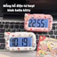 Đồng Hồ Báo Thức Điện Tử Hello Kitty Để Bàn, Đồng Hồ Mini Để Bàn Màn Hình LED Hiển Thị Rõ Ràng