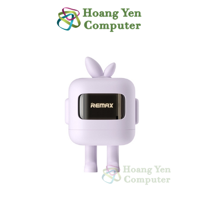 Cốc Sạc Nhanh Remax RP-U115 Kiểu Dáng Robot - GaN Charger 20W PC+QC - BH 12 Tháng - Hoàng Yến Computer