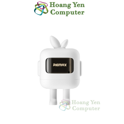 Cốc Sạc Nhanh Remax RP-U115 Kiểu Dáng Robot - GaN Charger 20W PC+QC - BH 12 Tháng - Hoàng Yến Computer