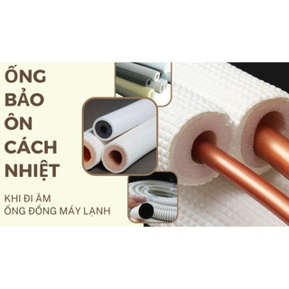 Ống đồng máy lạnh Thái Lan 6x10, lắp máy 1HP, 1.5HP luồn sẵn