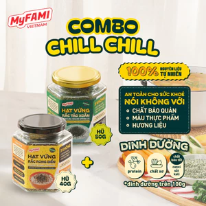 Combo Chill Chill 1 MyFAMI- Hạt Vừng Rắc Combo 2 Vị (Rong Biển & Tảo Xoắn) -[TẶNG 1 COMBO SỨC KHỎE 60G] - 100