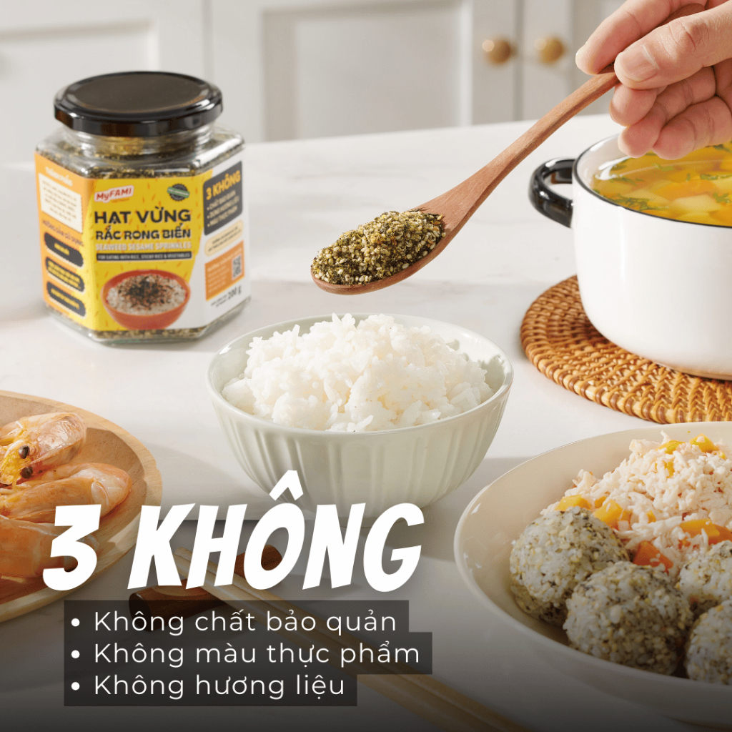 [200G & 230G] Combo Chill Chill 2 MyFAMI - Hạt Vừng Rắc Combo 2 Vị (Rong Biển & Tảo Xoắn) -TẶNG 1 COMBO SỨC KHỎE 180G- 1