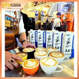 (LÈ HỘP) Hộp sữa Western Milk độ béo 3.8% - chuyên dụng cho pha chế - barista