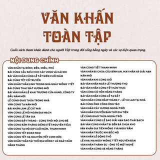 Sách - Văn Khấn Toàn Tập - Tiên Phong Books
