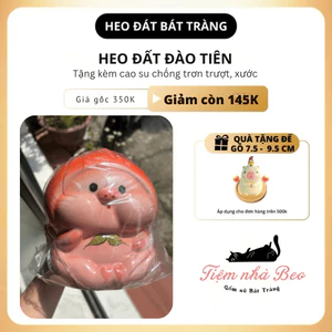 Heo Đất Đào Tiên Gốm Sứ Bát Tràng – Quà Tặng & Trang Trí Cực Đẹp 🎁