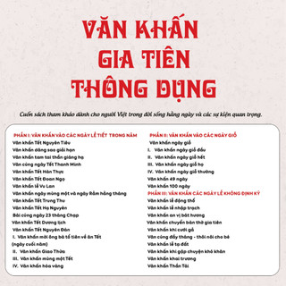 Sách - Văn Khấn Gia Tiên Thông Dụng - Tiên Phong Books