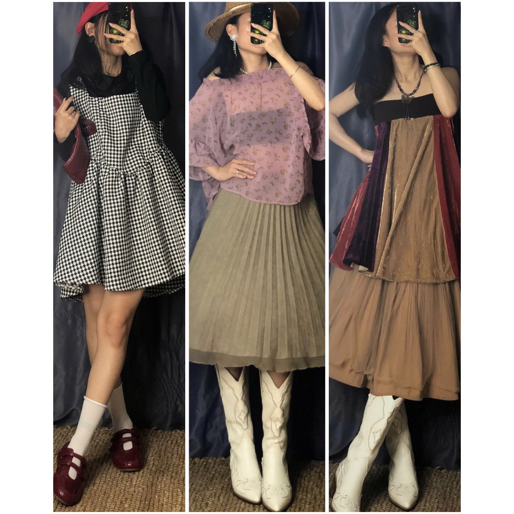 Set đầm váy vintage mix and match (demo ảnh bìa) - APRIL6 CLOTHING