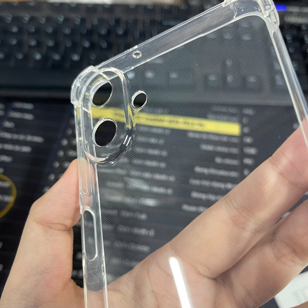 Ốp lưng samsung A07 silicon dẻo trong suốt bảo vệ cam điện thoại Vỏ bao đt ss bibi