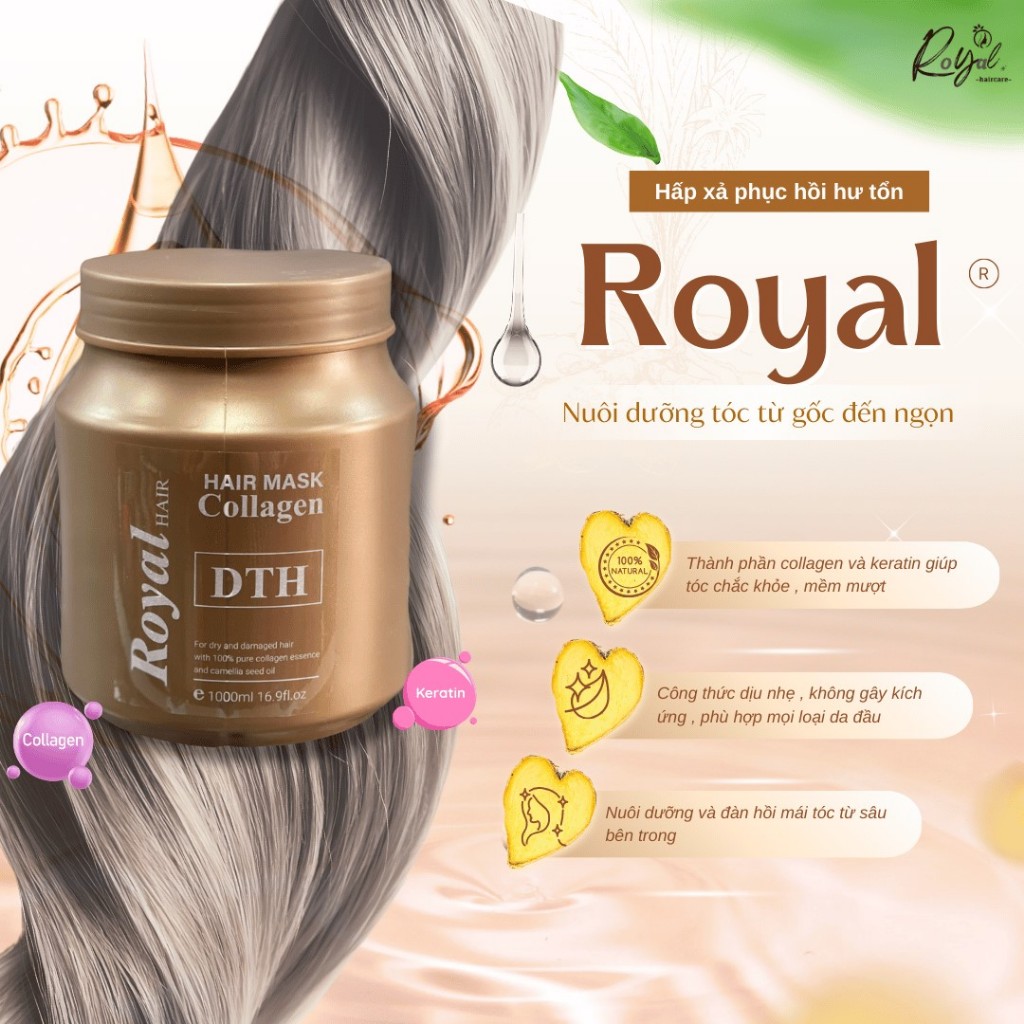 Hấp xả phục hồi Royal DTH