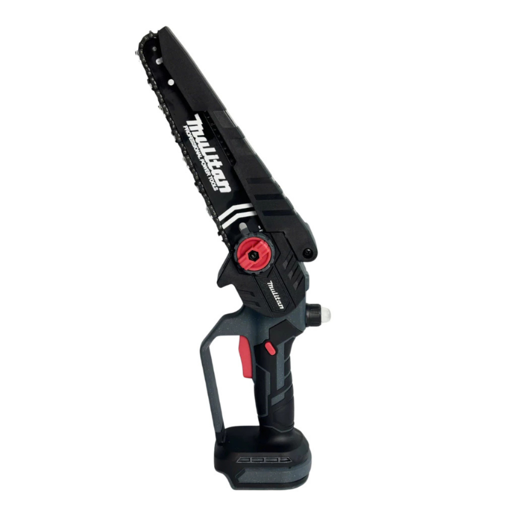 Máy Cưa Xích Pin MULITAN M21V-CX8 Động Cơ Không Chổi Than Lam Xích 8inch Dùng Chân Pin Phổ Thông M21