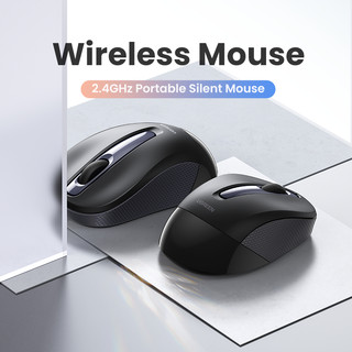 Ugreen Chuột không dây  Silent 2.4G, độ phân giải 2400dpi, thiết kế công thái học dành cho máy tính và văn phòng