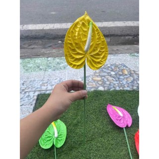Combo 10 Cành hồng môn xốp 40-50cm (bông kt~13*15cm)- cắm bình hoa, lẵng hoa