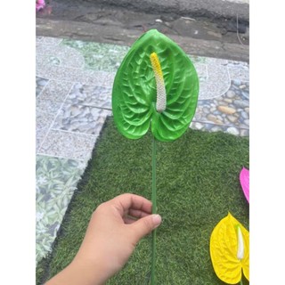 Combo 10 Cành hồng môn xốp 40-50cm (bông kt~13*15cm)- cắm bình hoa, lẵng hoa