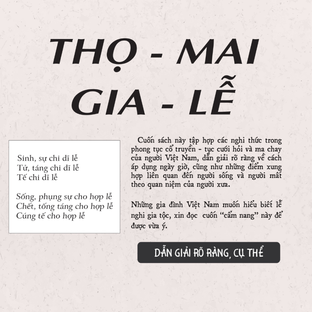 Sách - Thọ Mai Gia Lễ Dẫn Giải - Tục Cưới Hỏi Và Ma Chay Của Người Việt Nam - NXB Tri Thức
