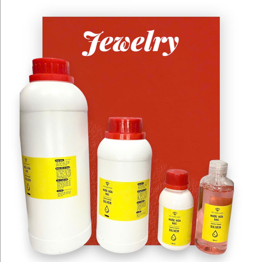 96 chai nước rửa bạc trang sức 50ml TTL