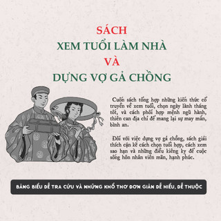 Sách - Xem Tuổi Làm Nhà Và Dựng Vợ Gả Chồng - Tiên Phong Books