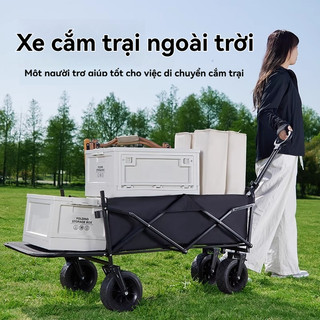 xe đẩy cắm trại ngoài trời Bàn cắm trại gấp gọn, bàn cắm trại Du Lịch Cắm Trại  Xe Kéo Đẩy Đồ sức chứa lên đến 150kg