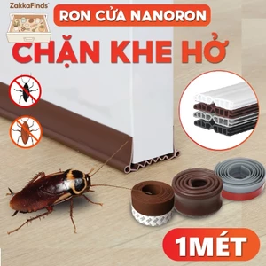 Ron chặn khe cửa Silicon 1M - Thanh chắn cửa phòng chắn gió chắn bụi, ngăn thoát hơi lạnh điều hòa