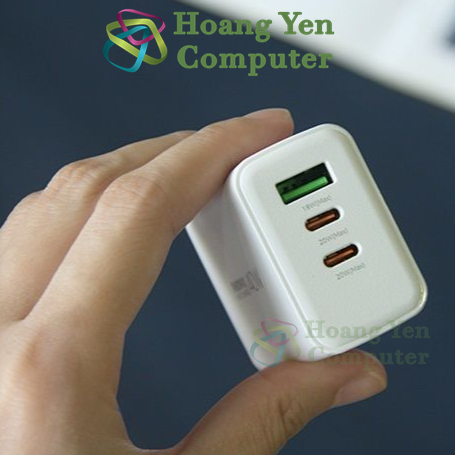 Cốc Sạc Nhanh Remax RP-U123 40W 3 Cổng (1 USB + 2 Type-C)  – BH 12 Tháng  – Hoàng Yến Computer