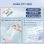 Khăn ướt mini TOPGIA túi 10 gói 8 tờ mềm mại, không mùi không parabens dành cho em bé