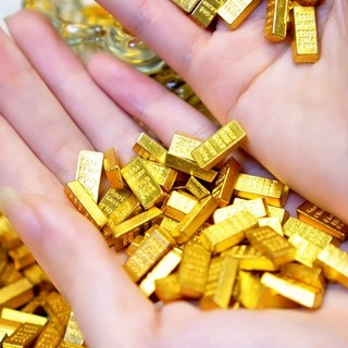 Cây Vàng Mini Trang Trí Phong Thủy Có Bát Tự Bảo , Để Két Sắt