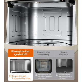 Nồi chiên không dầu 6L Joyoung JAF-612, Công suất 1700W, Điều khiển núm xoay, BH 24 tháng