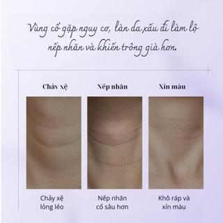 MẶT NẠ DƯỠNG DA VÙNG CỔ Hộp 5 Miếng, Giảm Nếp Nhăn, Chống Lão Hoá, Dưỡng Da Vùng Cổ, Trẻ Hoá Làn Da Vùng Cổ