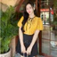 Áo sơ mi nữ tay chuông cúc ngọc nơ cổ - A2718 Kymie