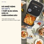 [Tặng khay lọc dầu] Nồi chiên không dầu BEAR 6L AF-5H19I45 Tiếng Việt Lò Nướng Nồi Chiên Hơi Nước Hấp — ảnh 7