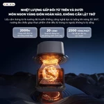 [Tặng khay lọc dầu] Nồi chiên không dầu BEAR 6L AF-5H19I45 Tiếng Việt Lò Nướng Nồi Chiên Hơi Nước Hấp — ảnh 4