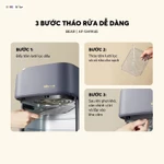 [Tặng khay lọc dầu] Nồi chiên không dầu BEAR 6L AF-5H19I45 Tiếng Việt Lò Nướng Nồi Chiên Hơi Nước Hấp — ảnh 6