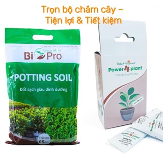 Combo Đất Sạch Bio Pro & Phân Bón Power 4 Plant – Trồng Rau Hoa Cây Cảnh Hiệu Quả
