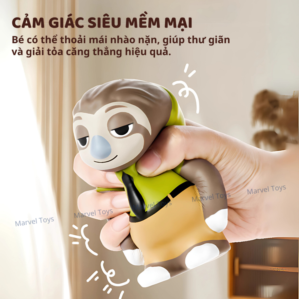 Đồ Chơi Squishy Mini Chính Hãng Marvel & Disney - Bộ Sưu Tập Nhân Vật Hoạt Hình