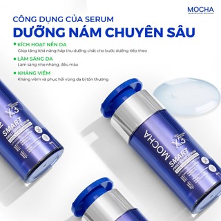 Combo Phục Hồi & Sáng Da Chuyên Sâu Mocha Cho Da Thâm Sạm, Tặng 1 Sữa Rửa Mặt Mocha 25gr